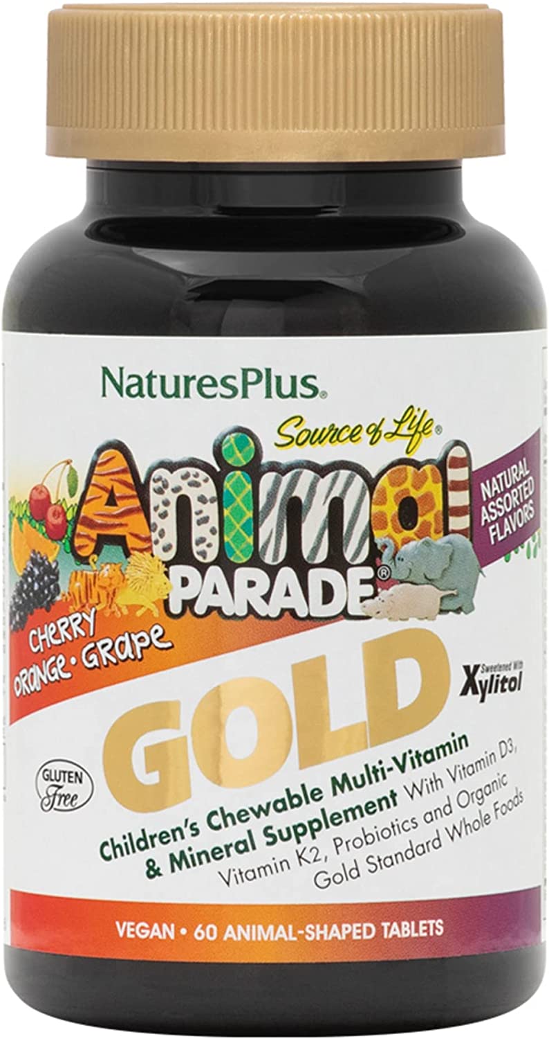 Natures Plus Animal Parade Gold - Multivits 60's